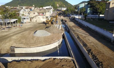 Obras de madrodrenagem do Rio Santo Amaro englobam canais, piscinões e infraestrutura urbana | Diego Marchi/PMG