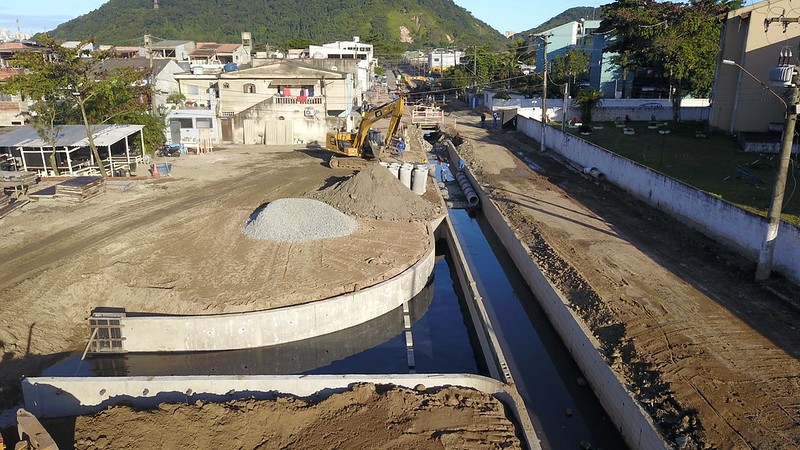 Obras de madrodrenagem do Rio Santo Amaro englobam canais, piscinões e infraestrutura urbana | Diego Marchi/PMG