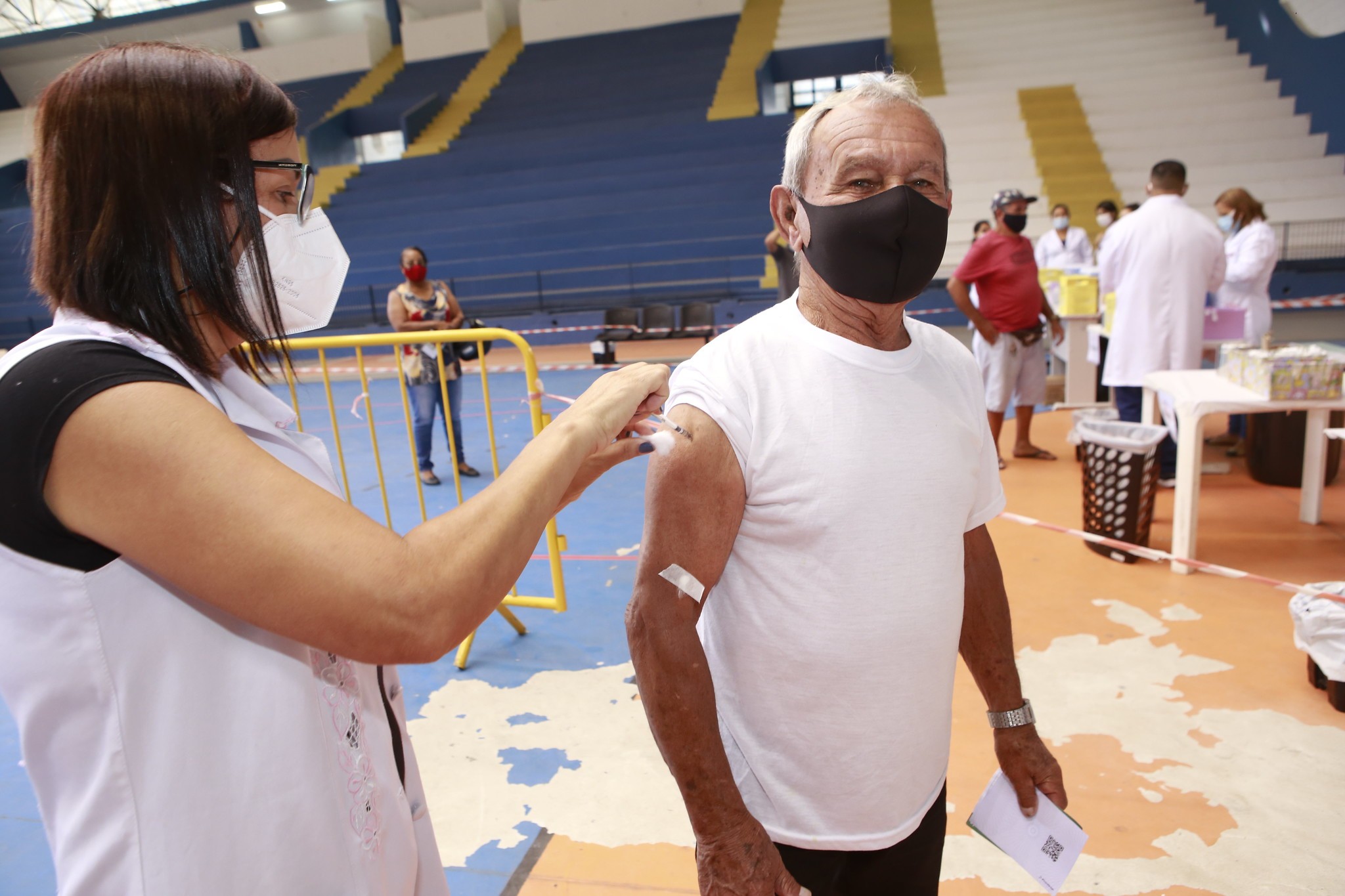 Dose de reforço será aplicada em sete unidades| Helder Lima/PMG