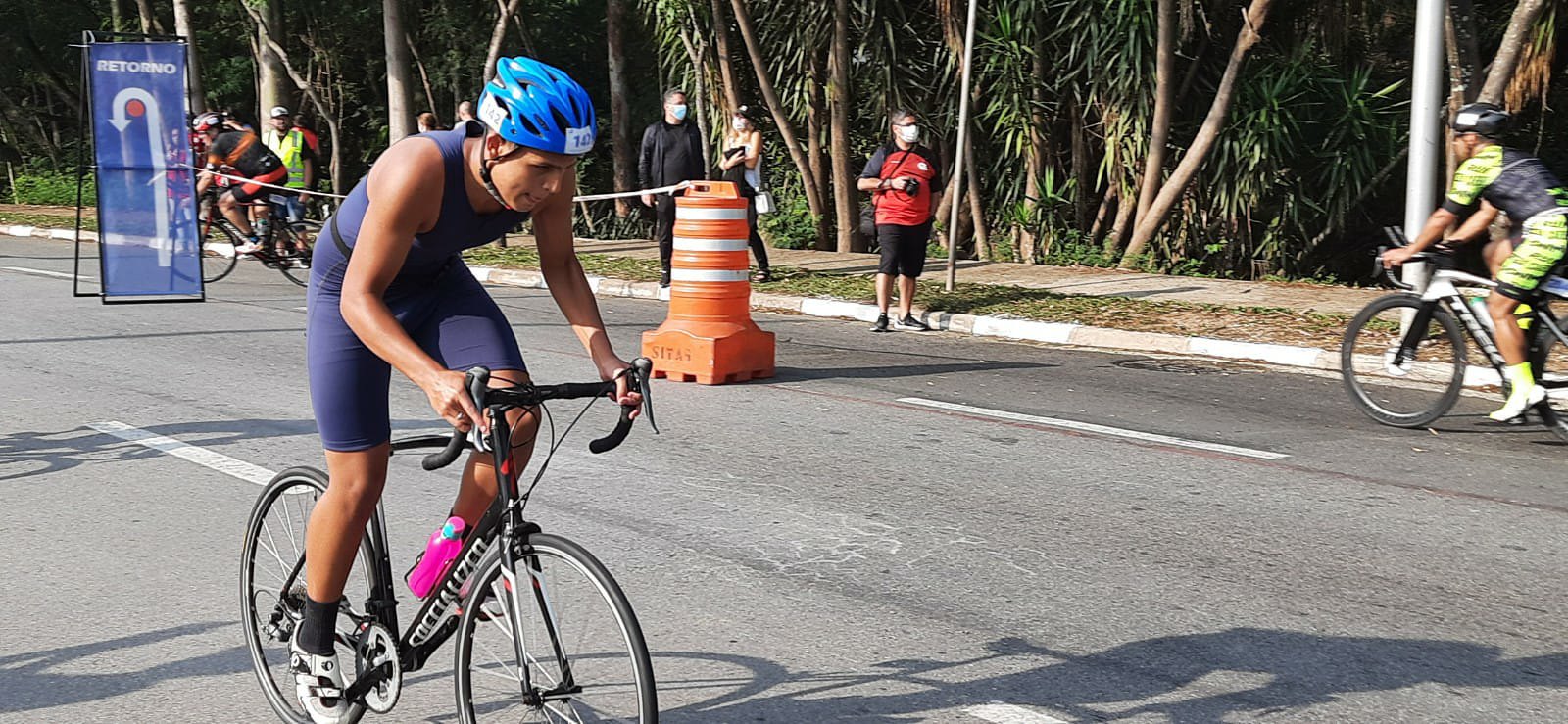 Triatletas da equipe Pró-talentos/Sel conquistaram cinco títulos para a cidade | Divulgação/PMG