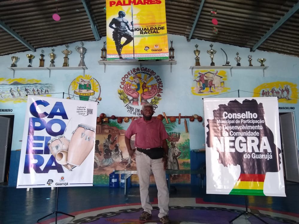 Evento de capoeira foi sediado na Associação de Capoeira Grupo Senzala | Divulgação/PMG