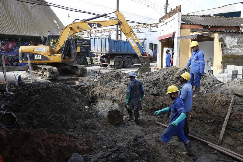 Obras integram os trabalhos de infraestrutura urbana no Sítio Conceiçãozinha | Foto: Diego Marchi/PMG