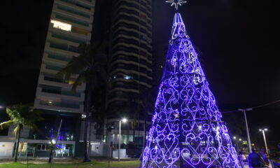 Iluminação de Natal, Guarujá - Foto PMG